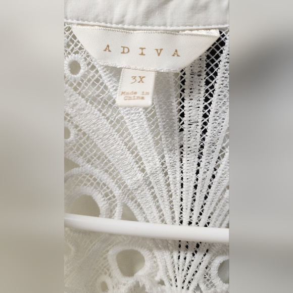 Adiva White Lace Top - Picture 4 of 4